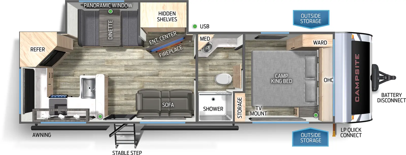 Campsite Reserve 26TH Floorplan